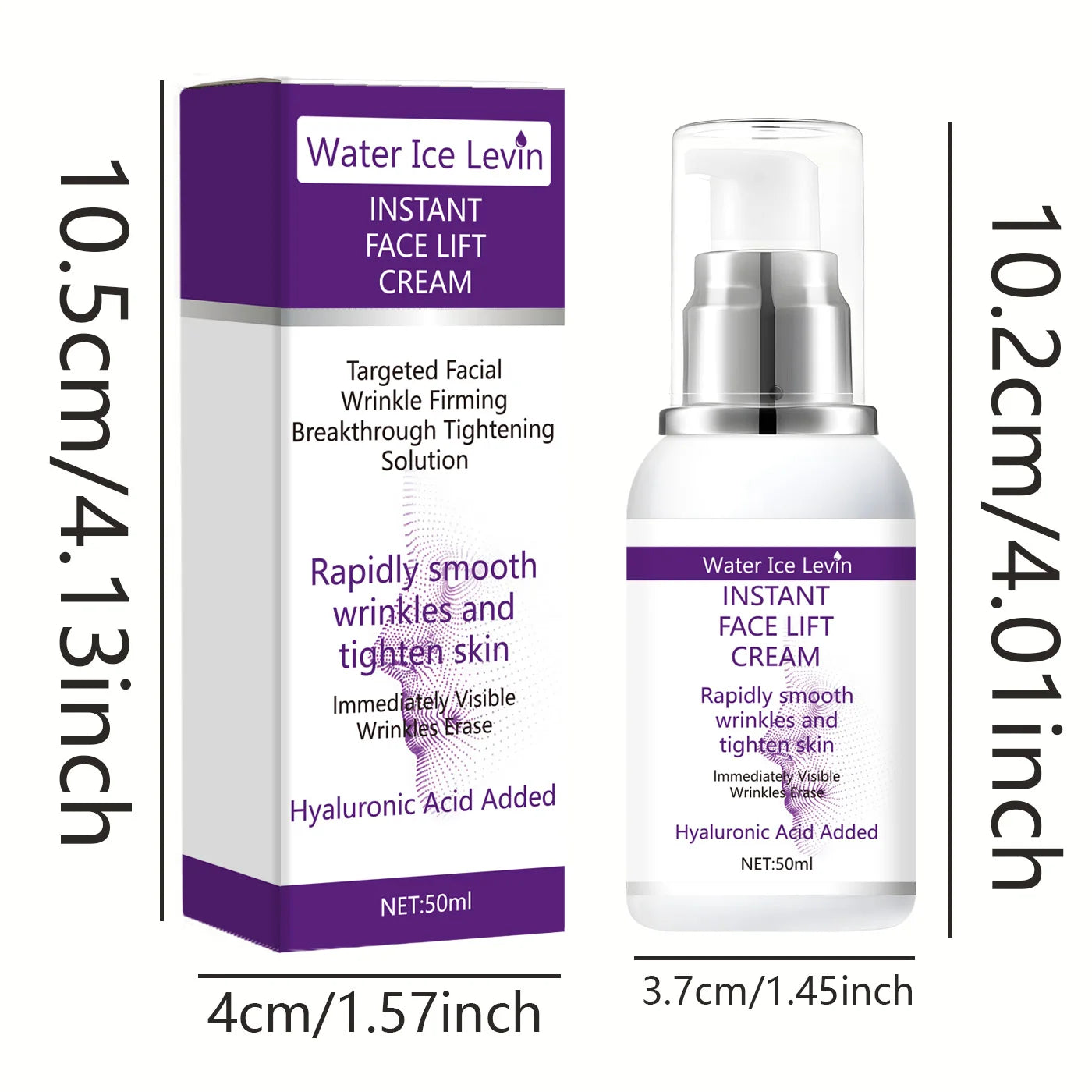 Instant Face Lift Cream – Hyaluronic Acid & Collagen Firming Firming Face Cream Peaceful Pleasures Health and Wellness