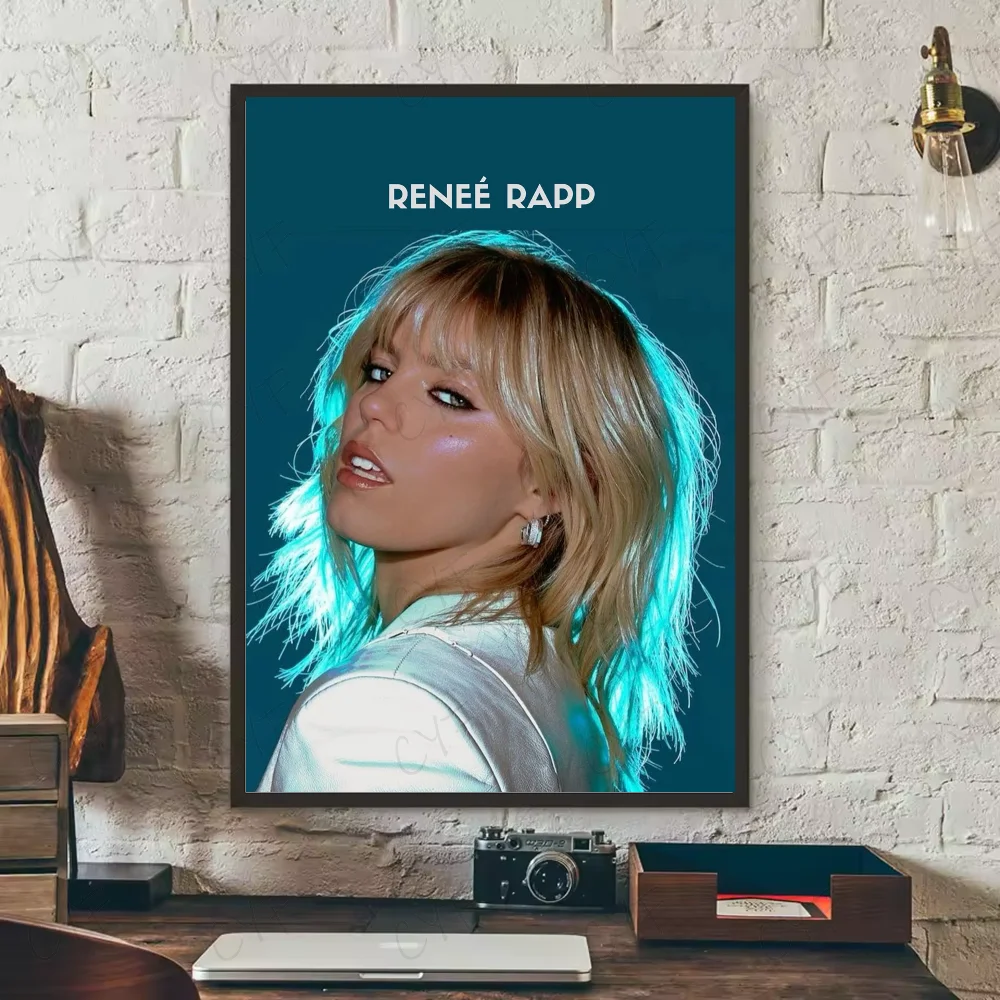 Pop Singer Actor Renee Rapp Poster HD art sticky wall waterproof home living room bedroom bar aesthetic decoration Peaceful Pleasures Health and Wellness z6 40X50cmNoframe