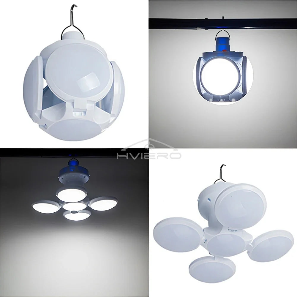 HVIERO Solar LED Hanging Lamp – IP65, 5 Modes, Remote Control