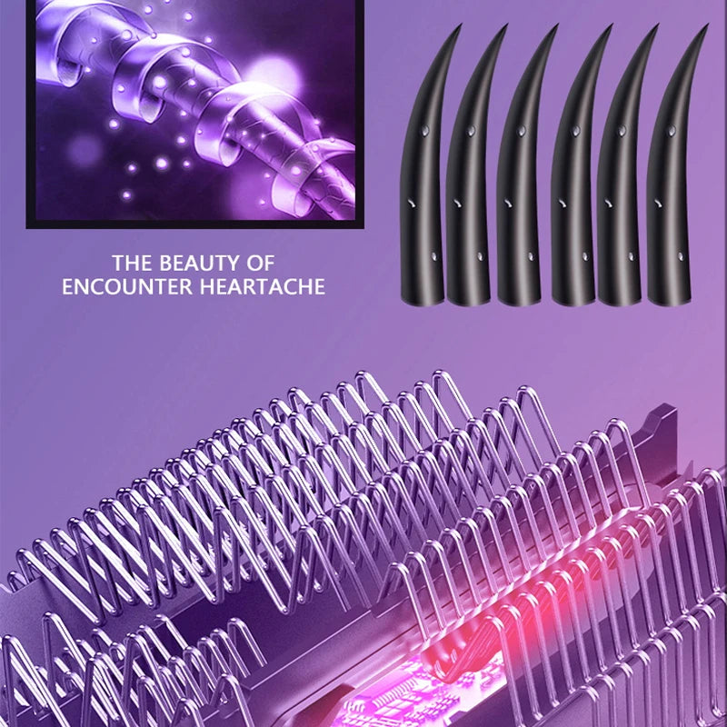 Factory Cheap Price Negative Ion Hair Dryer Brush 3 in 1 Portable Hot Air Comb Dryer Blow Dryer Brush Set Peaceful Pleasures Health and Wellness