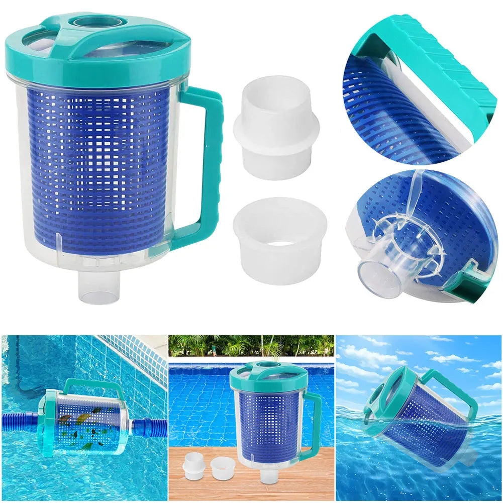 Pool Leaf Canister with Detachable Basket – Vacuum Filter Peaceful Pleasures Health and Wellness france