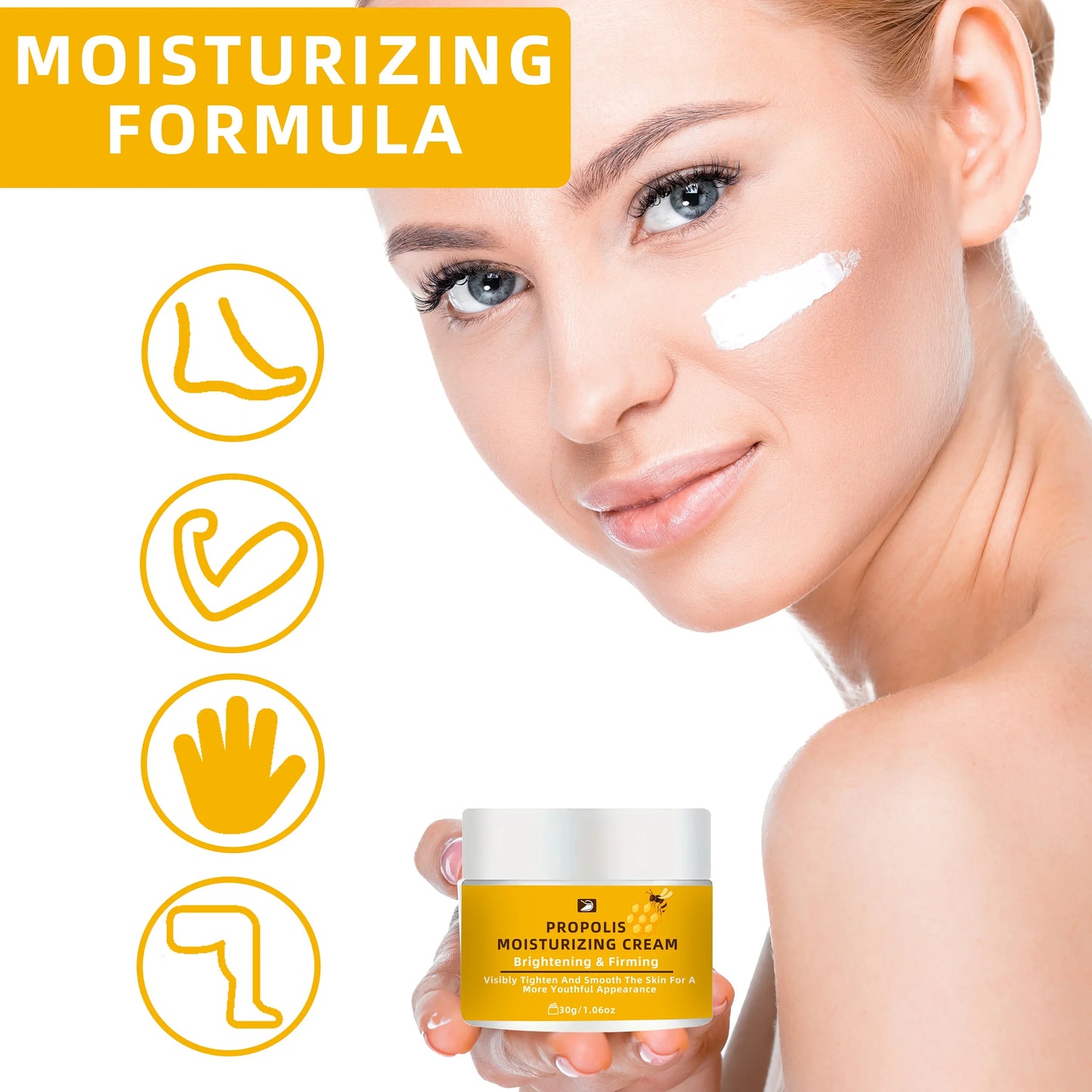 Propolis Cream Honey & Collagen – Hydrating Face Moisturizer 30g