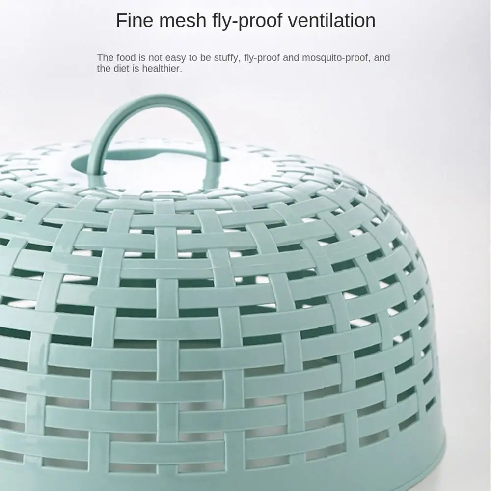Anti Mosquito Fly Food Cover Durable Dustproof Kitchen Accessories Mesh Cage Plastic Round Vegetable Cover Home Kitchen Peaceful Pleasures Health and Wellness