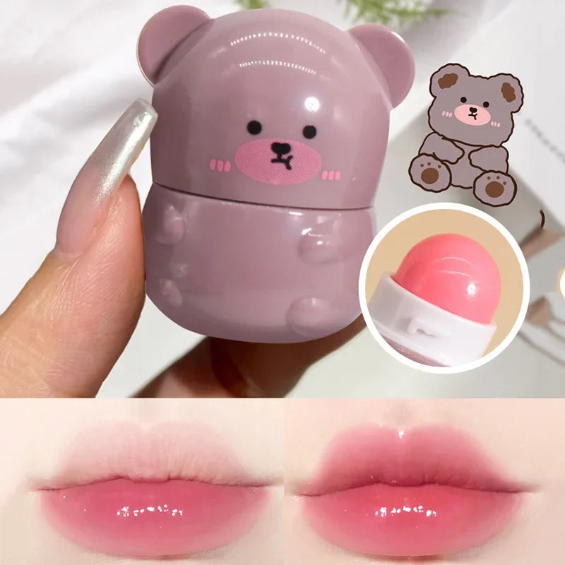 Color-Changing Rabbit Lip Balm Ball | Moisturizing Lip Care