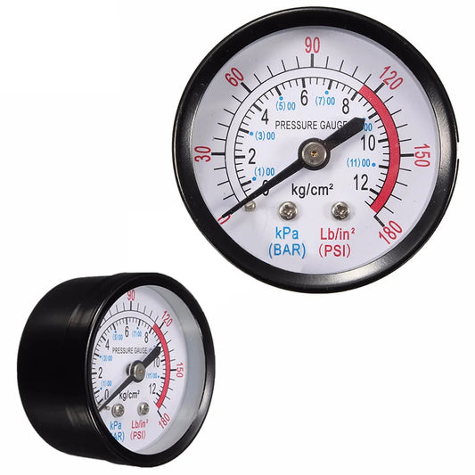 1 4 0-180 PSI Pool Filter Water Pressure Gauge Meter For-BSP Thread Peaceful Pleasures Health and Wellness Default Title