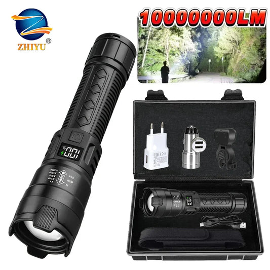 2000LM Rechargeable LED Tactical Flashlight | Zoom Torch Tactical Flashlight Oasis Select