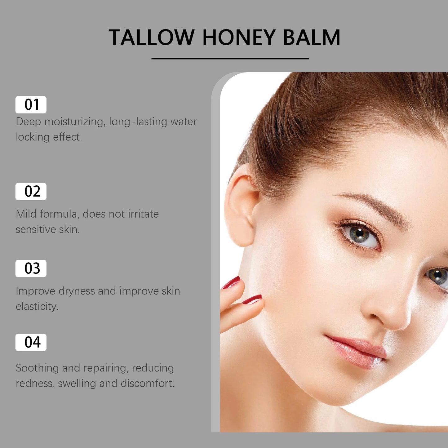 Honey Tallow Moisturizing Cream – Anti-Aging Daily Face Care