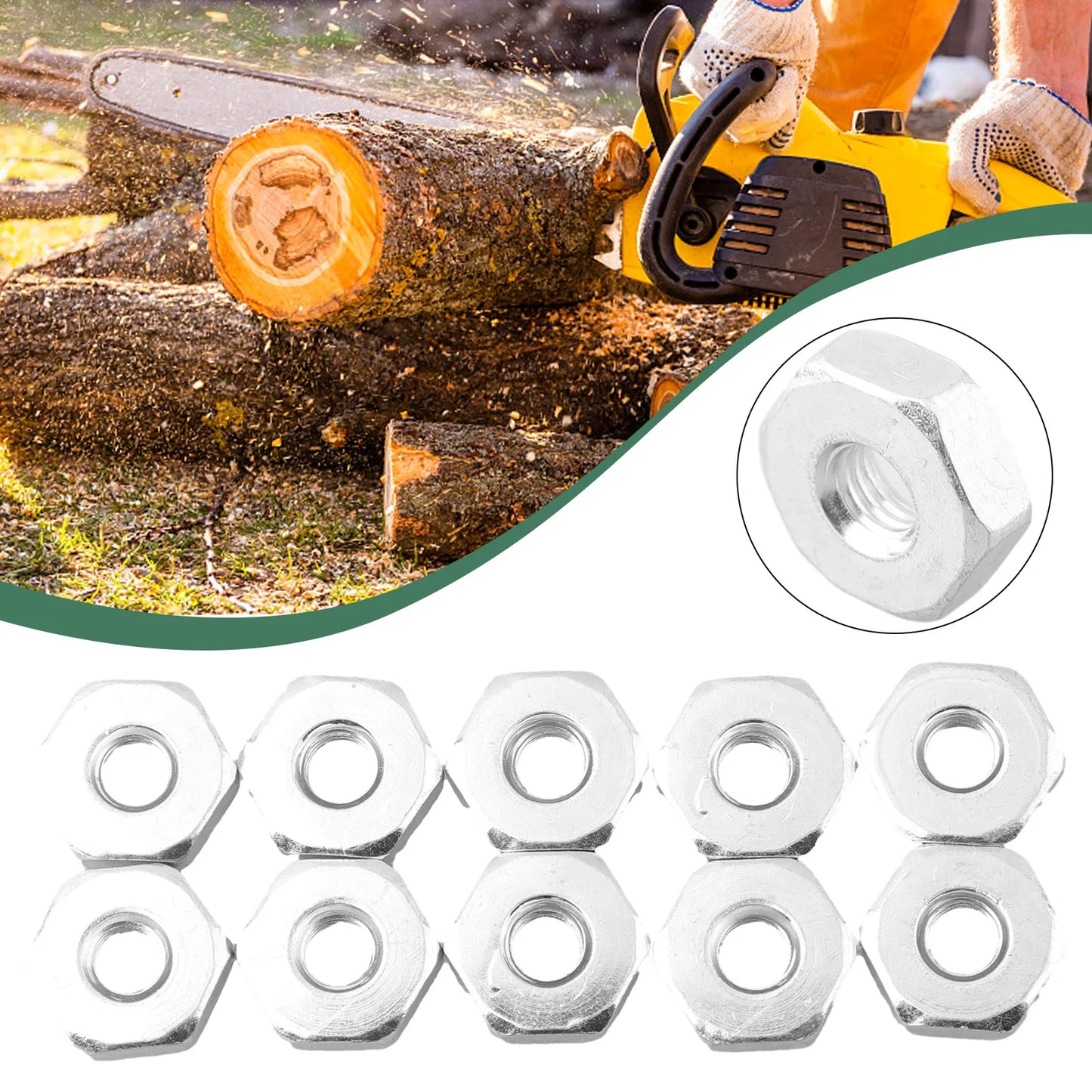 M8 Guide Bar Nuts Fit MS 180 250 381 361 440 660 Chainsaw Parts