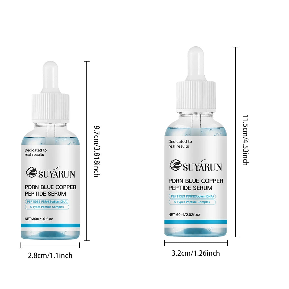 SUYARUN Blue Copper Peptide Serum - Anti-Aging Firming Moisturizer Face Skin Repair,Moisturizing and hydrating Essence. Peaceful Pleasures Health and Wellness