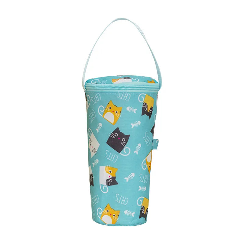 Milk Tea Cup Cover Portable Insulated Water Cup Storage Bag Hand-held Hanging Rope Milk Tea Insulated Cup Cover Peaceful Pleasures Health and Wellness