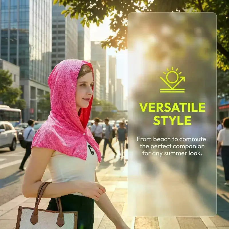 Women's Cooling Sun Hood – Breathable Mesh Neck & Face Cover
