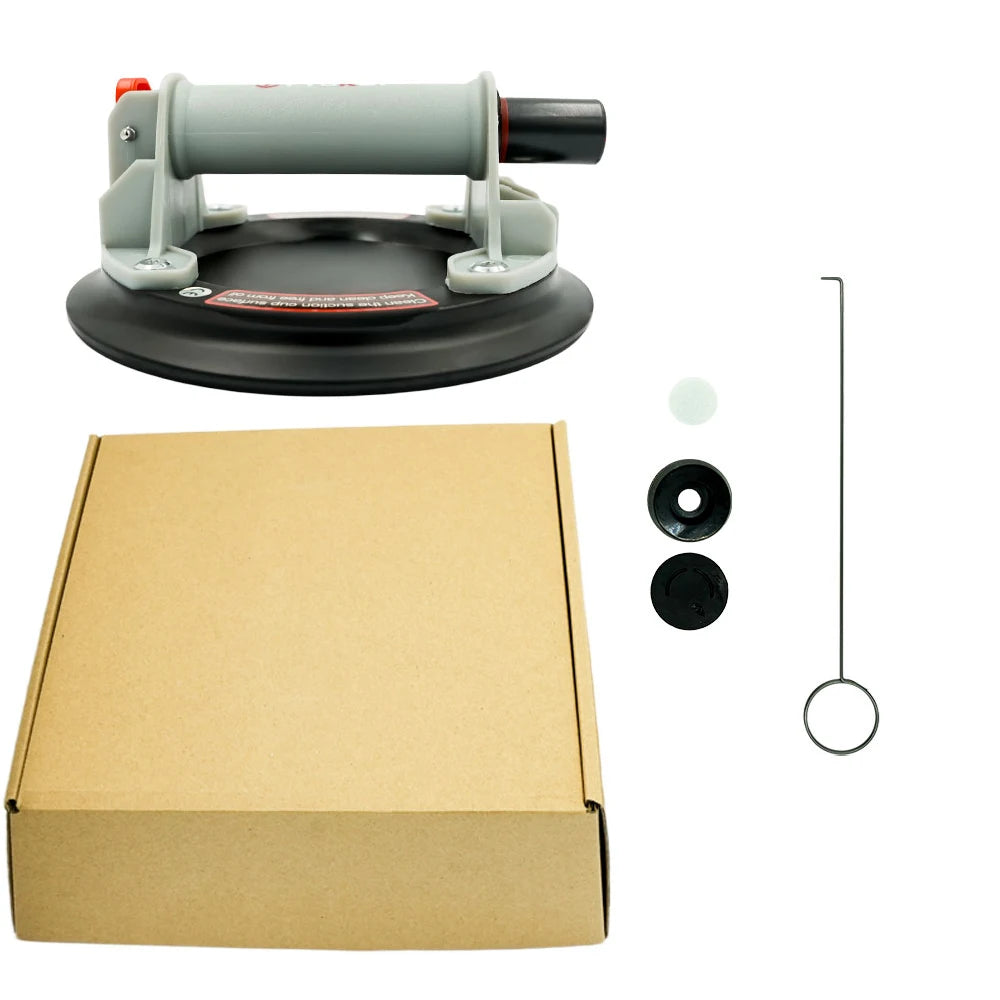 Upgraded Vacuum Suction Cup 200kg Load Capacity Heavy-duty Ceramic Tile Adsorption Granite Glass Lifting Vacuum Spreader Peaceful Pleasures Health and Wellness 1PC with Carton 3
