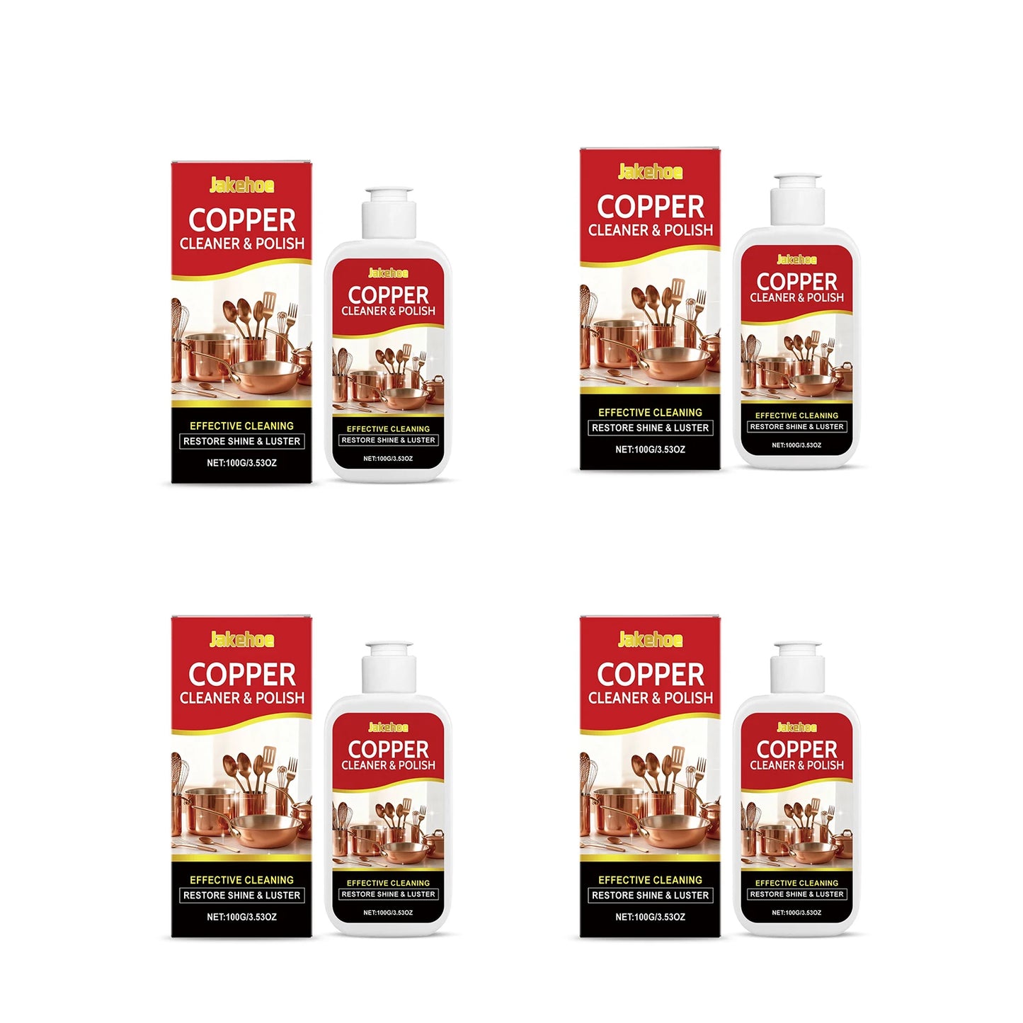 JAKEHOE Brass & Copper Metal Polishing Cream | Tarnish Remover