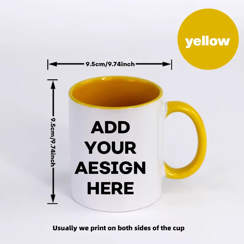 Custom Photo & Text Coffee Mug – Personalized Gift