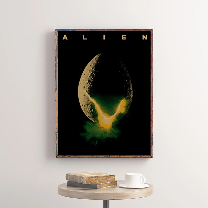 Retro Leon Movie Canvas Wall Art | Vintage Film Poster Print
