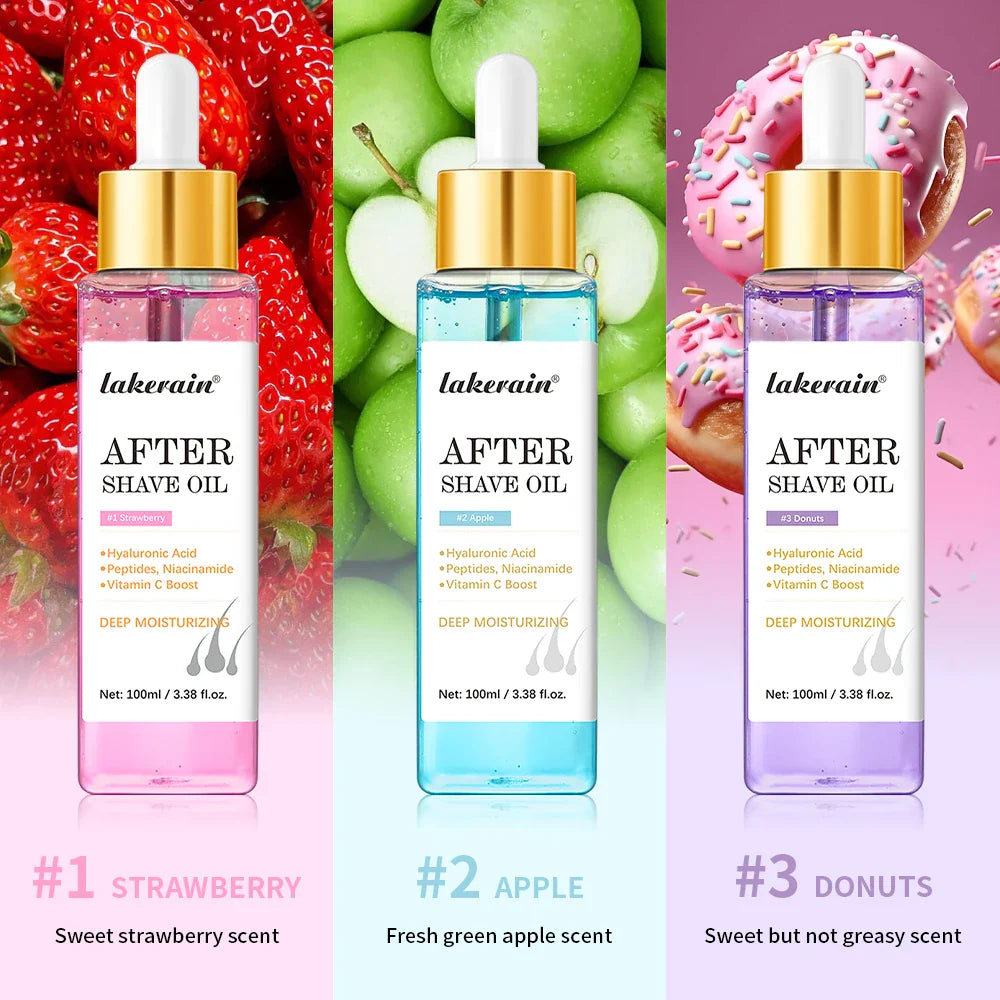 Strawberry After Shave Oil 100ml – Moisturizing Skin Care Unisex