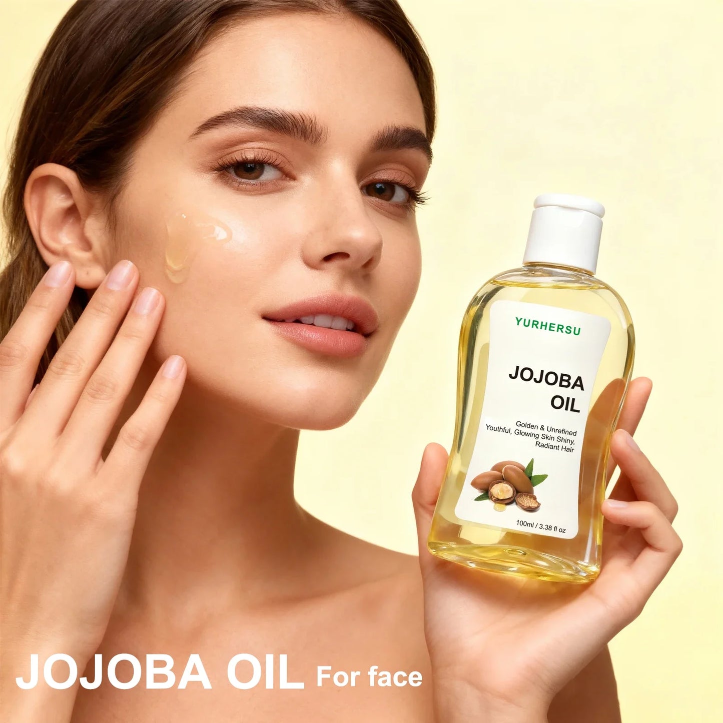 100% Pure Jojoba Oil for Hair – Anti-Frizz & Deep Hydration 100ml