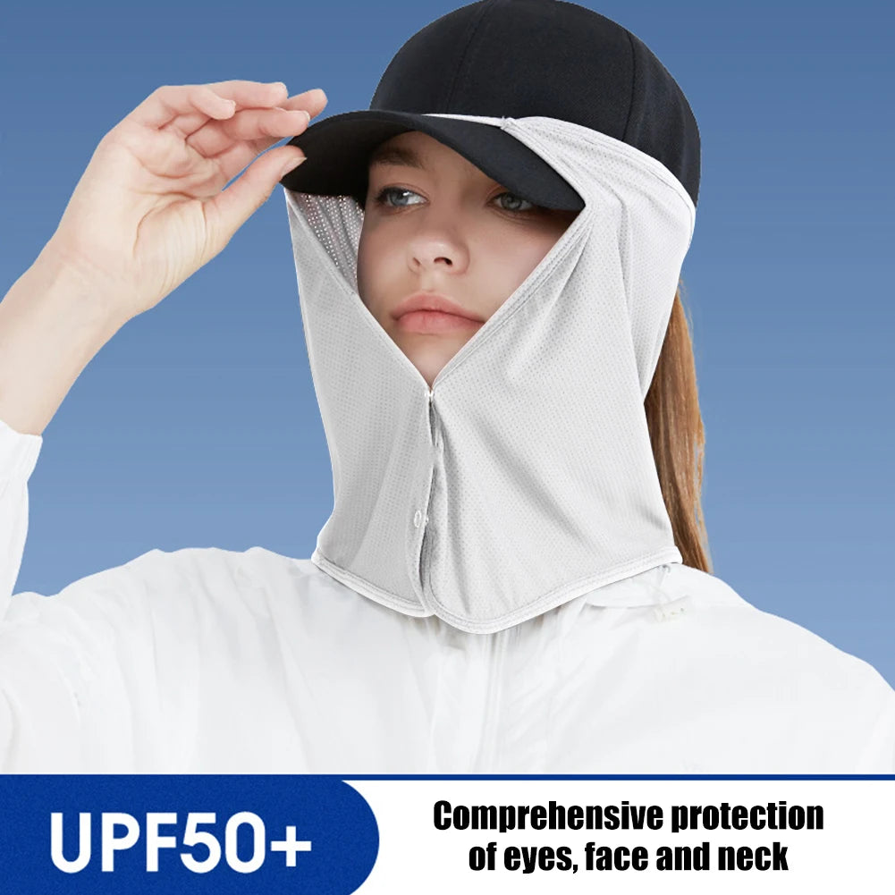 UV Protection Face & Neck Sun Shield – Quick-Dry Outdoor Visor Cover Peaceful Pleasures Health and Wellness