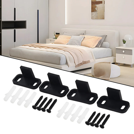 4-Pack Barn Door Anti-Swing Floor Guide Stoppers | Adjustable Door Hardware Accessory Oasis Select China Mainland