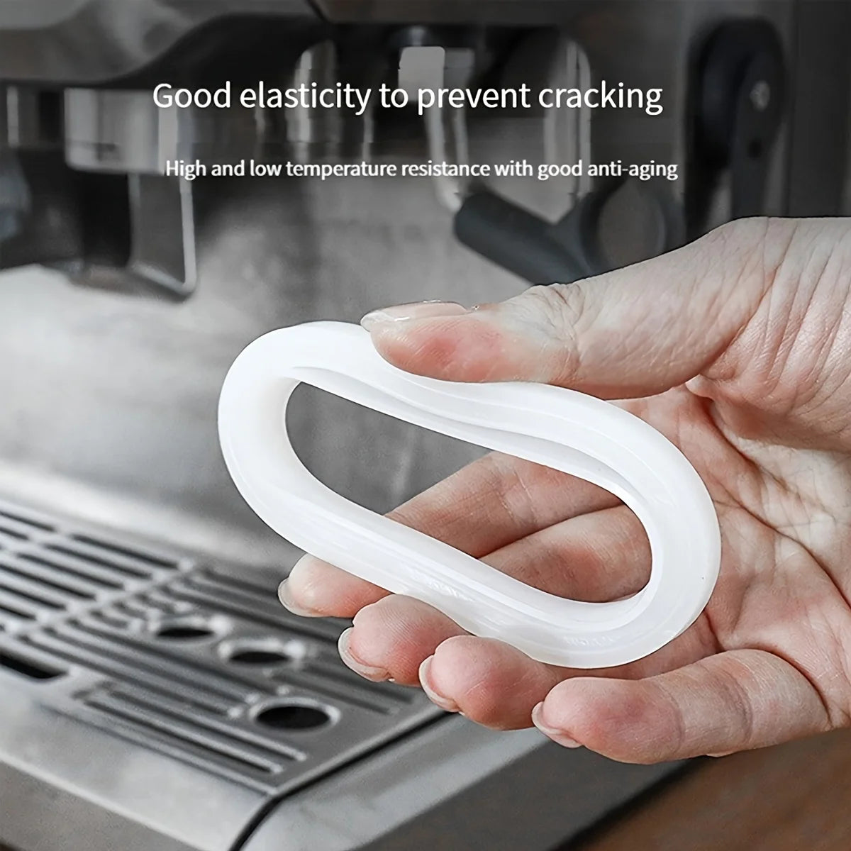 Silicone Steam Ring Silicone Gasket Compatible with Delonghi EC685R, EC695.BK, EC695.M, EC695R, EC685/EC680/EC850/860 Peaceful Pleasures Health and Wellness