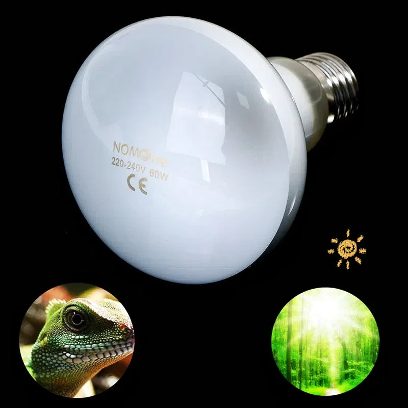UVA UVB Reptile Basking Lamp Bulb | Turtle Lizard UV Heat Light Reptile UV Basking Lamp Peaceful Pleasures Health and Wellness