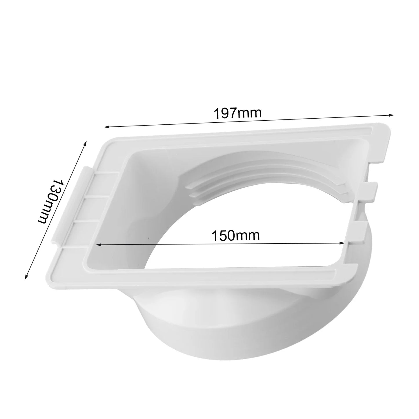 15cm Portable AC Exhaust Pipe Connector & Window Duct Adapter