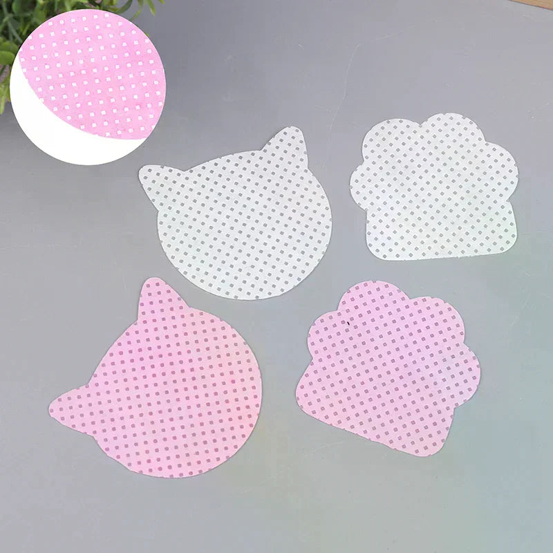 200/600 PCS Wipes Paper Eyelash Glue Remover Wipe Mouth Of The Glue Bottle Prevent Clogging Glue Cleaner Pads Lash Extension Peaceful Pleasures Health and Wellness