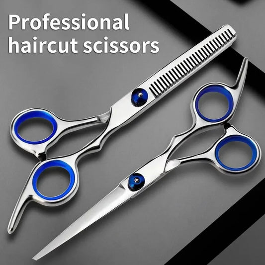Professional Hairdressing Scissors Stainless Steel Cutting Thinning Barber Shear for Home Salon Use Peaceful Pleasures Health and Wellness