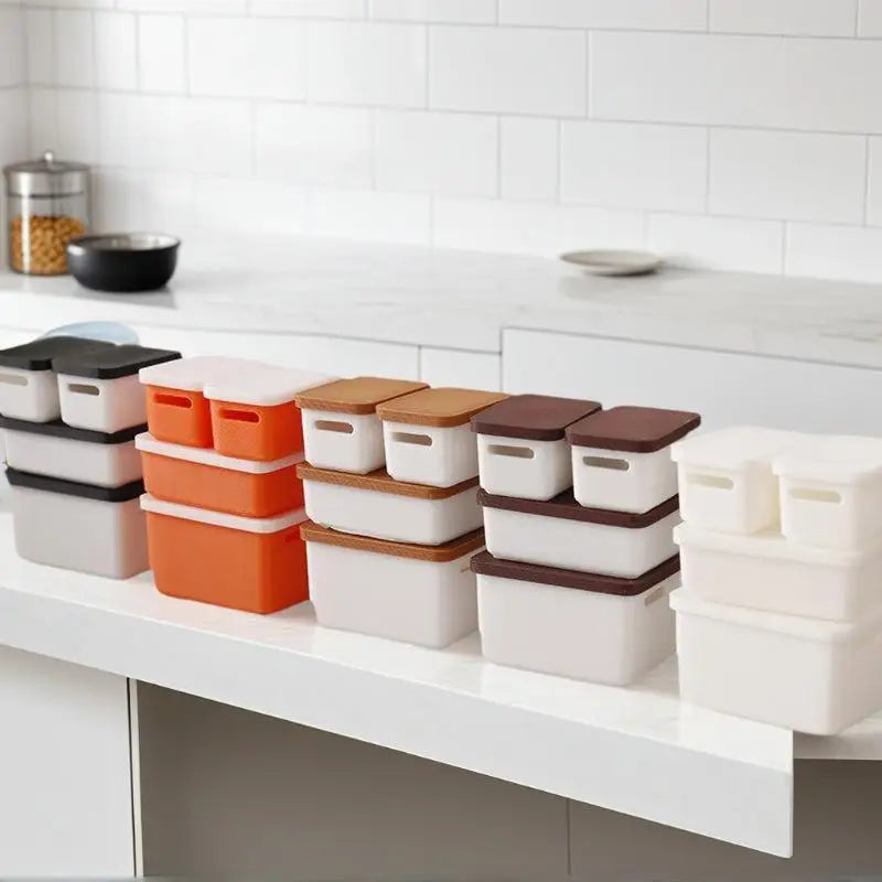 1/12 Dollhouse Miniature Food Storage Cases Set of 4 with Lids