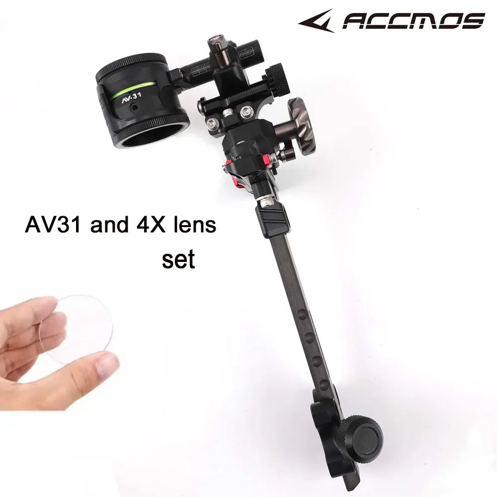 Compound Bow Sight Single Pin Aiming Carbon Fibre Extension Rod