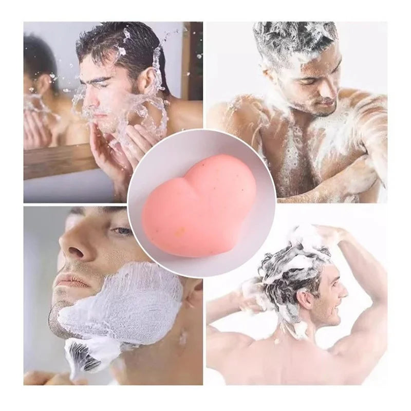 Sweet Peach Handmade Bath Soap Natural Plant Extract Gentle Oil-control Moisturizing Facial Soap Long-lasting Fragrance Soap Peaceful Pleasures Health and Wellness