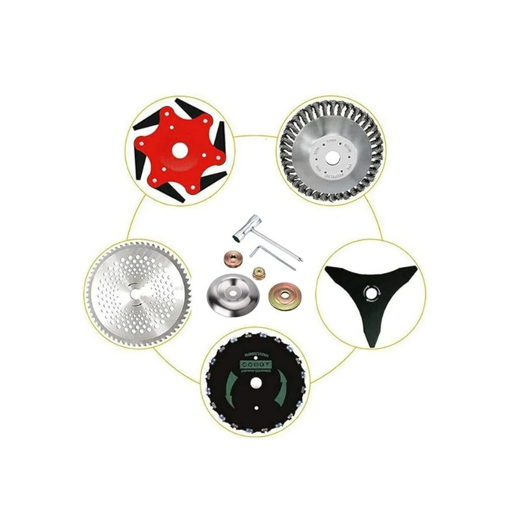 Effective Grass Removal Tool Accessory Wire Brush Cutter Mower Head