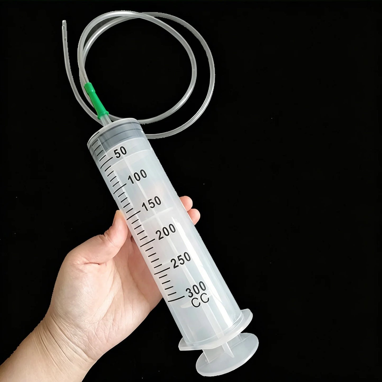 Large Plastic Syringe with 1m Hose | 100/300/500ml Dispenser