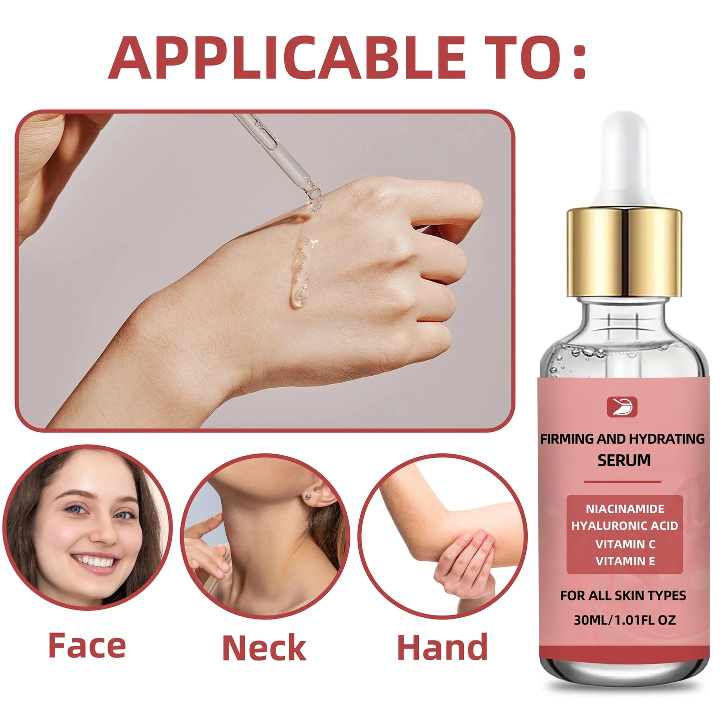 Ottilavie Firming & Hydrating Face Serum | Oil-Free, All Skin