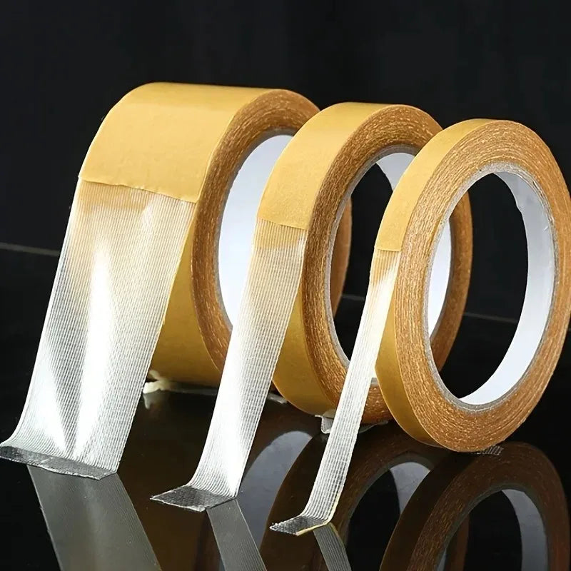 10m Double-Sided Adhesive Mesh Tape – Carpet & DIY Heavy Duty