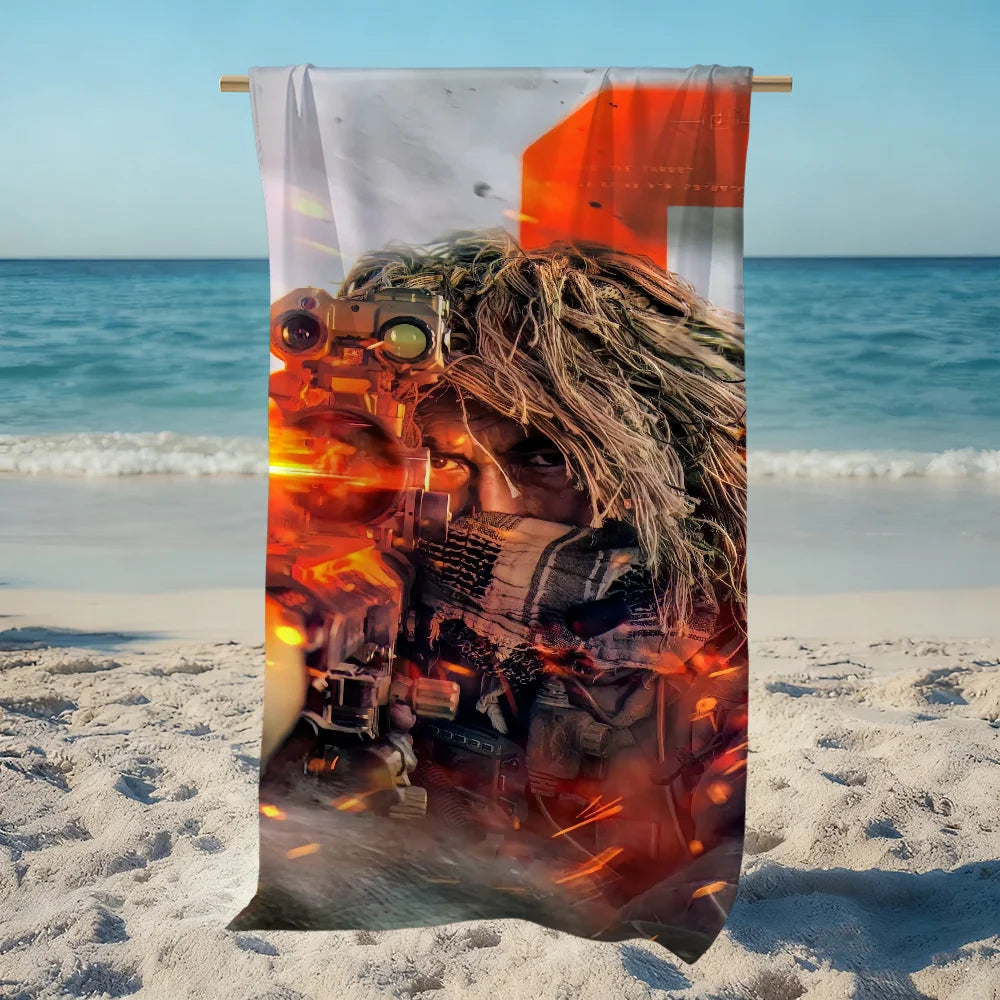 Battlefield 6 Quick Dry Beach Towel | Travel, Gym & Camping