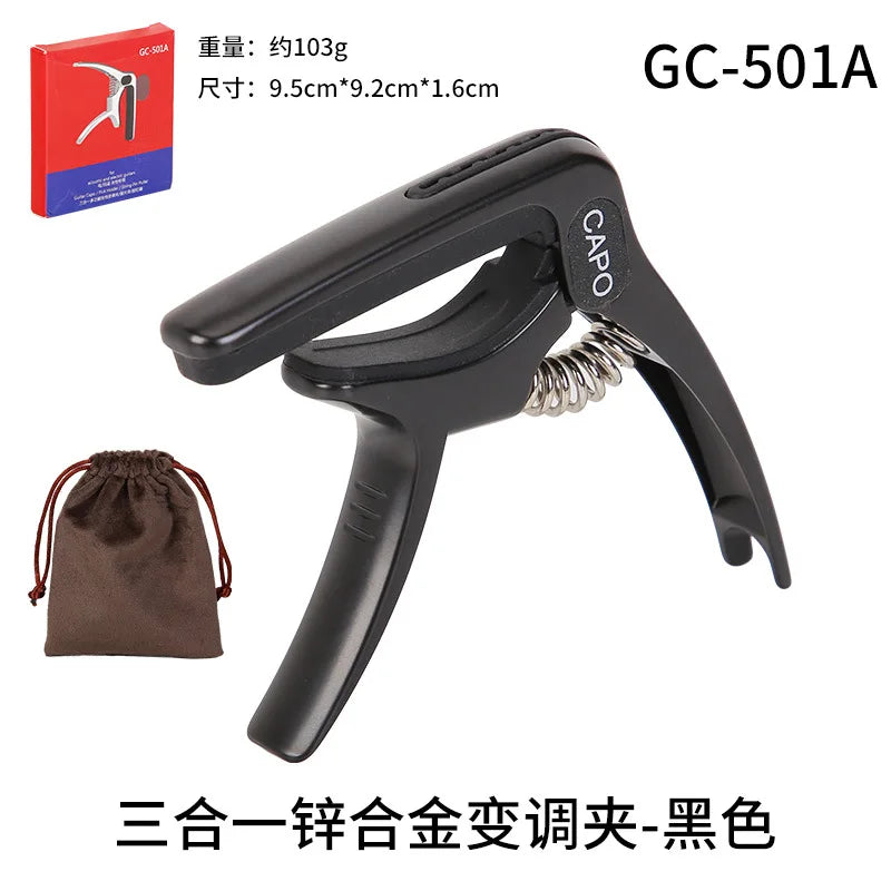 Metal CAPO Guitar Universal Pick Slot Starter Accessories