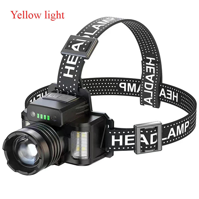 POCKETMAN 30W LED Rechargeable Headlamp | Zoom & Sensor