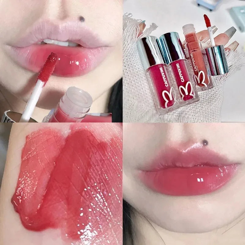 Cappuvini Crystal Mirror Lip Gloss | Hydrating Jelly Lip Glaze