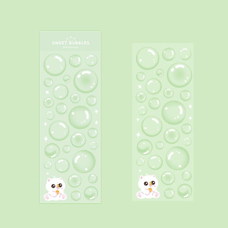 Korean Stickers Wholesale Transparent Bubble Ins Cute Hand Account
