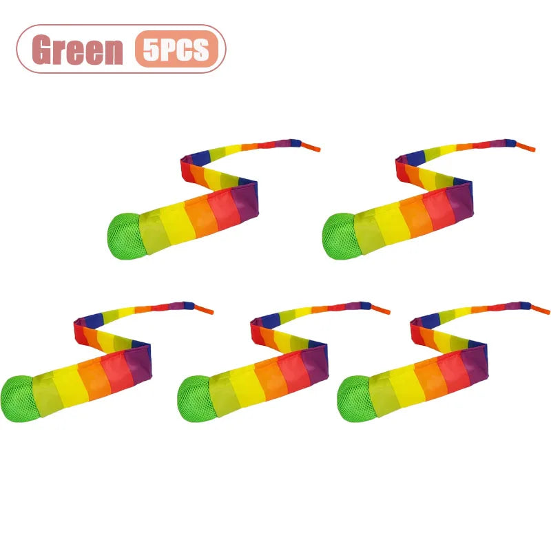 Rainbow Meteor Ball Set 1–20 PCS | Soft Tail Throwing Catching Toy