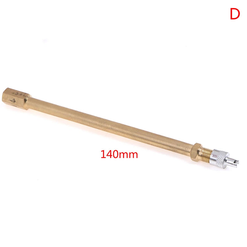Brass Tire Valve Stem Extender – Car, Truck & Motorcycle
