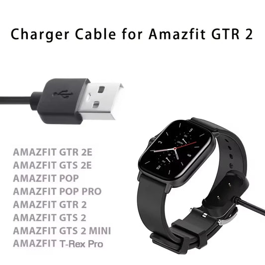 USB Charger Cable for Amazfit GTR 2, GTS 2, Bip 3, T-Rex Pro Peaceful Pleasures Health and Wellness