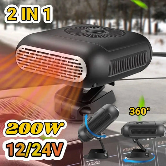 12V/24V Car Windshield Defroster Heater Fan – Fast Defrost Car Defroster Fan Peaceful Pleasures Health and Wellness