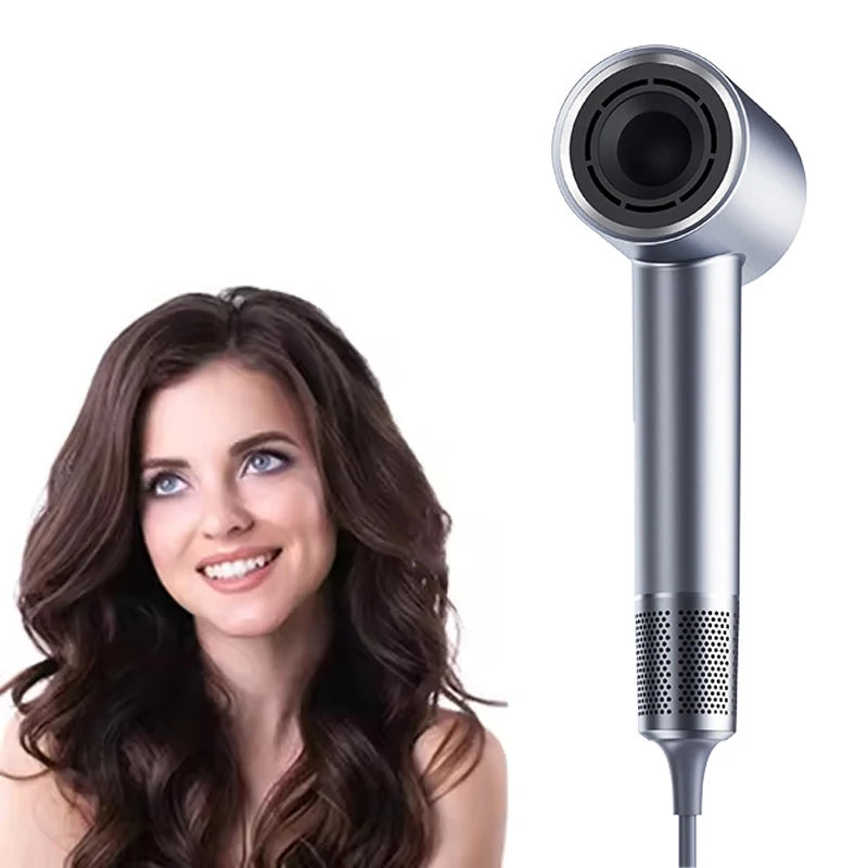 Travel-Friendly Ionic Hair Dryer High-Speed Equipped Foldable Compact Body Compatibility Power-Saving Design Dryer Peaceful Pleasures Health and Wellness