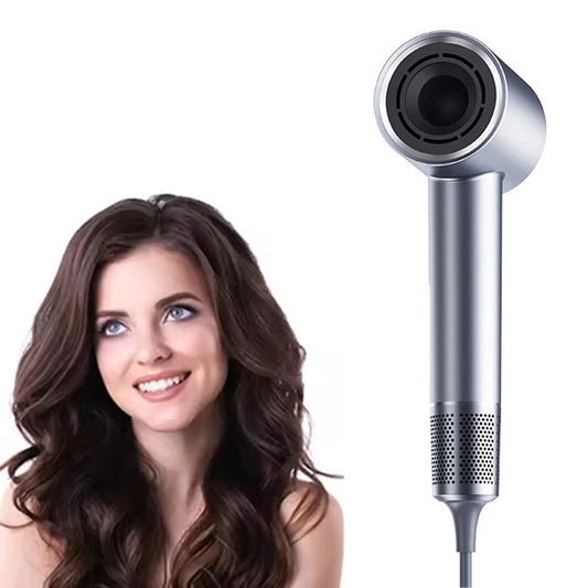 Travel-Friendly Ionic Hair Dryer High-Speed Equipped Foldable Compact Body Compatibility Power-Saving Design Dryer Peaceful Pleasures Health and Wellness