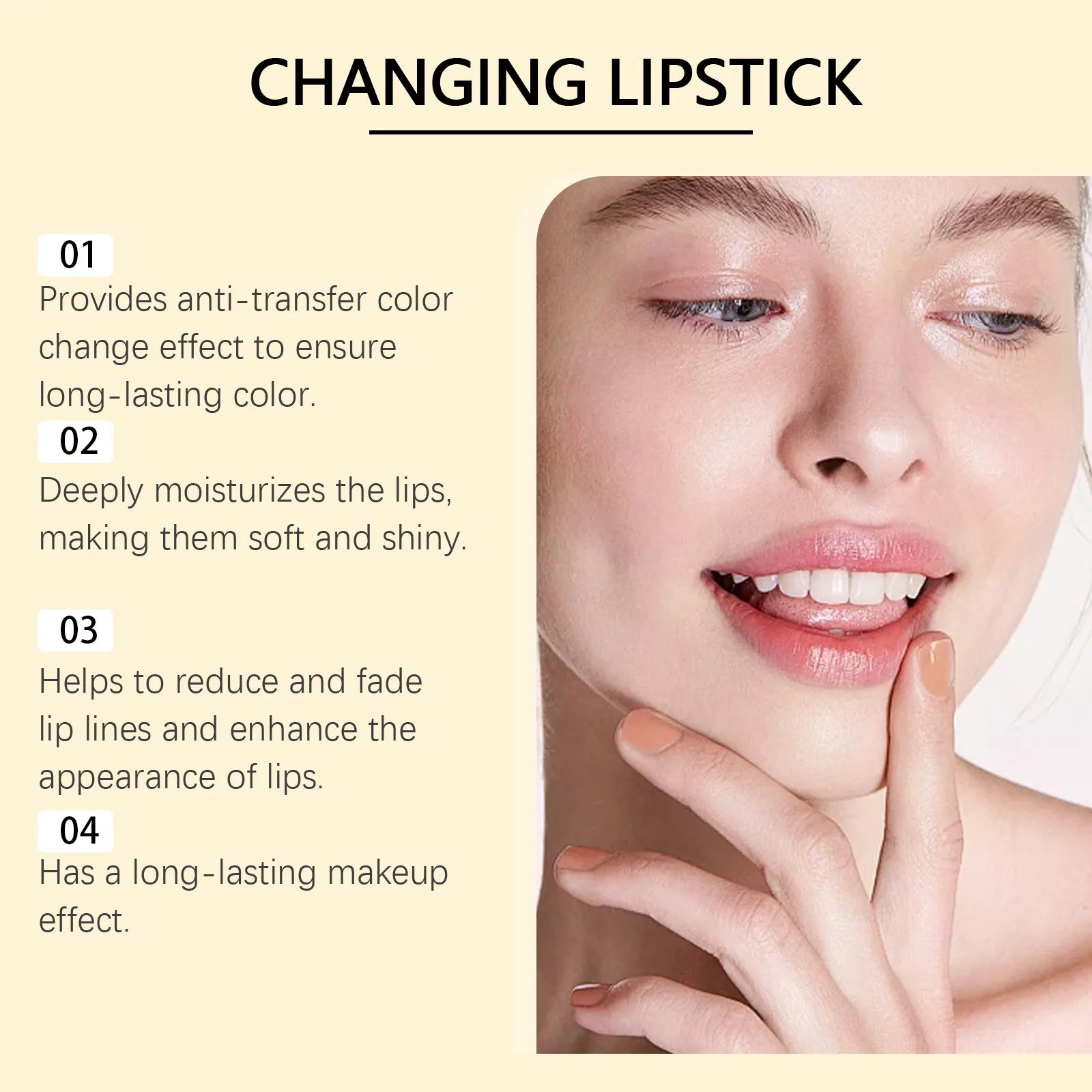 pH Color Changing Lip Balm – Shimmer & Gold Foil Tinted Gloss Peaceful Pleasures Health and Wellness