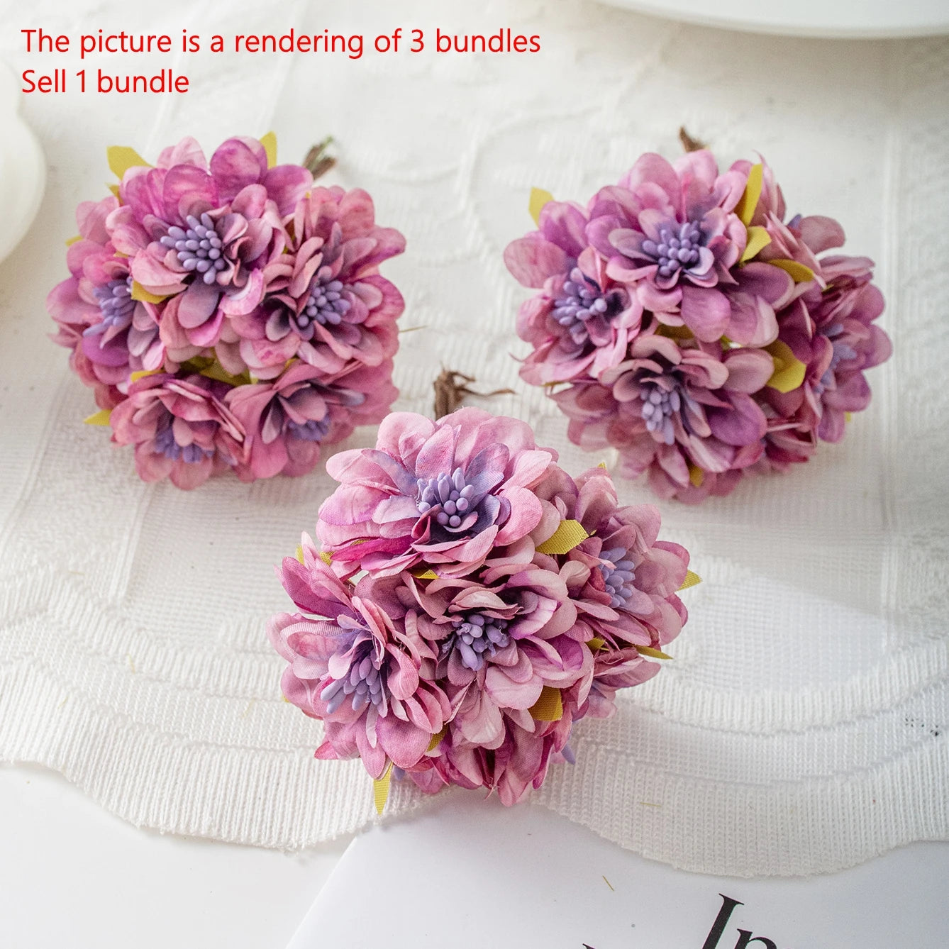 Artificial Silk Mini Rose Bouquets | Wedding & Home Décor