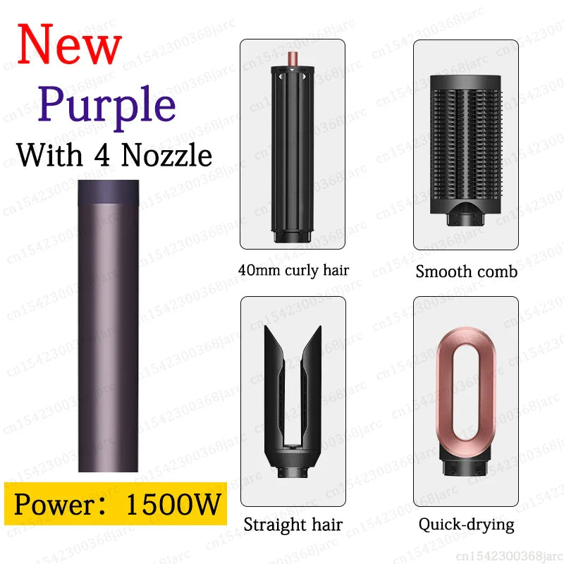 SenCiciMen X9 6-in-1 Hot Air Brush & Auto Curling Iron Styler