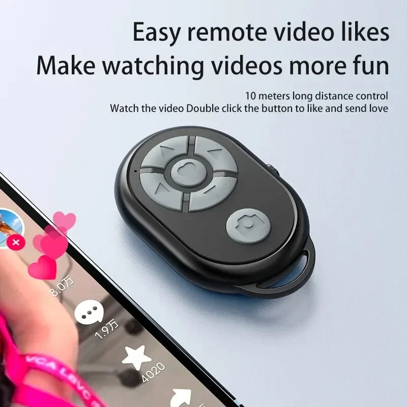 Bluetooth Remote for iPhone & Android | Selfie, Scroll & eBook Peaceful Pleasures Health and Wellness